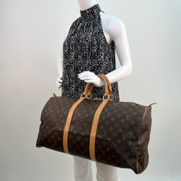 Louis Vuitton Monogram Keepall 50 Travel Duffle Bag - Picture 2 of 12